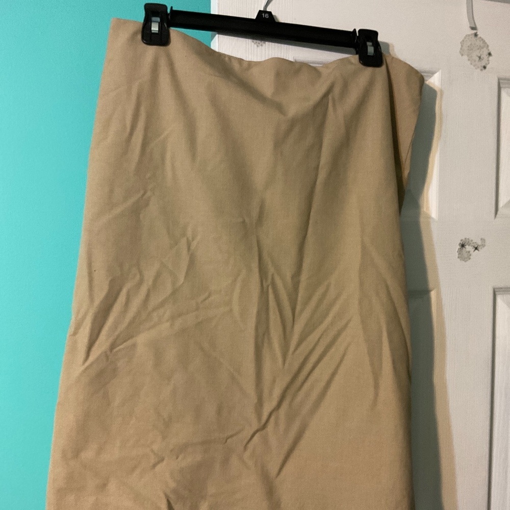 Talbots size 16 tan skirt